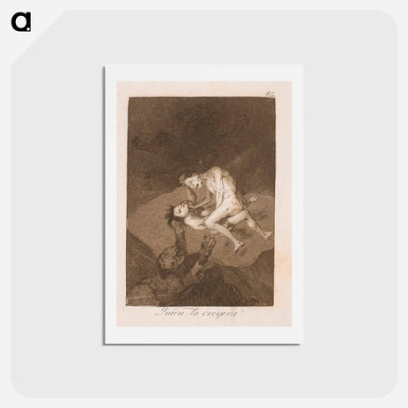 アートポストカード-Who would believe it! - フランシスコ デ ゴヤ Postcard.