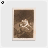 アートポストカード-Who would believe it! - フランシスコ デ ゴヤ Postcard.