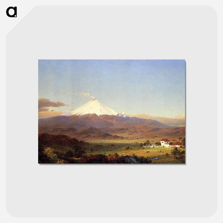 アートポストカード-Cotopaxi - フレデリック エドウィン チャーチ Postcard.
