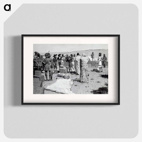 The Interpreter Waved at the Youth
 - フレデリック レミントン Poster.