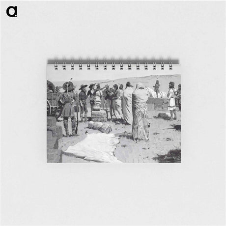 アートメモ帳-The Interpreter Waved at the Youth
 - フレデリック レミントン Memo.