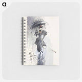 Woman with Umbrella - フレデリック チャイルド ハッサム Memo.