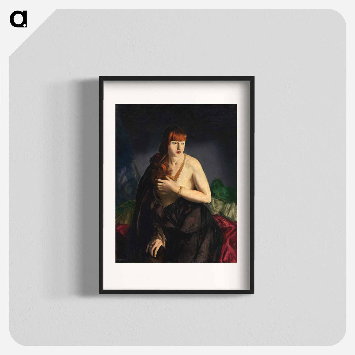 Nude with Red Hair - George Bellows Poster.