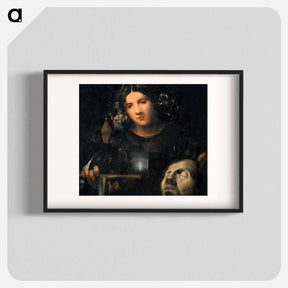 アートポスター-David with the Head of Goliath
 - ジョルジョーネ Poster.