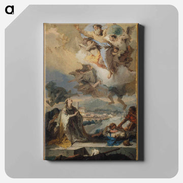 Saint Thecla Praying for the Plague-Stricken
 - ジョバンニ バティスタ ティエポロ Canvas.