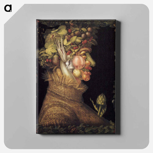 Summer - ジュゼッペ アルチンボルド Canvas.