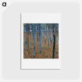 アートポストカード-Beech Grove I - グスタフ クリムト Postcard.