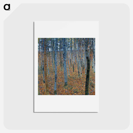 アートポストカード-Beech Grove I - グスタフ クリムト Postcard.