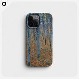 Beech Grove I - Gustav Klimt Phone Case.