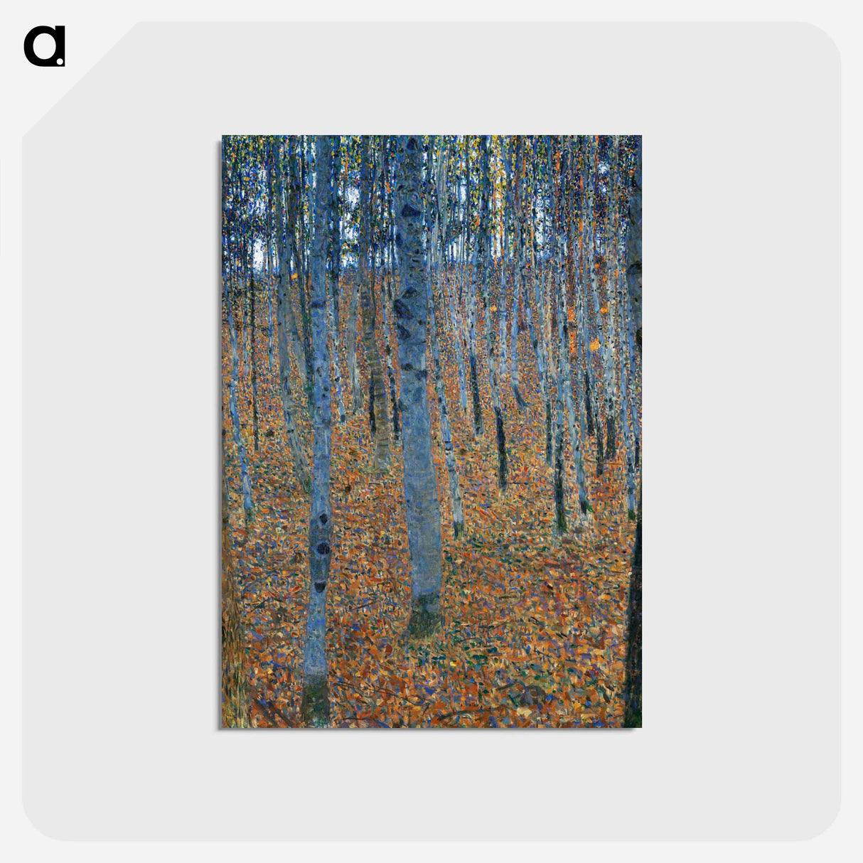 アートポストカード-Beech Grove I - グスタフ クリムト Postcard.