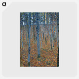 アートポストカード-Beech Grove I - グスタフ クリムト Postcard.