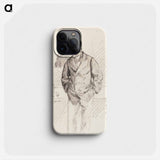 Au Cafe - Gustave Caillebotte Phone Case.