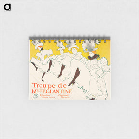 アートメモ帳-Mademoiselle Eglantine’s Troupe - アンリ ド トゥールーズ ロートレック Memo.
