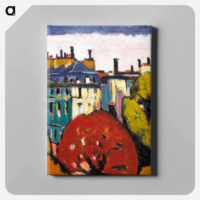 アートパネル-Landscape, Paris - ヘンリー ライマン サイエン Canvas.