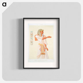 アートポスター-Pharaoh Merneptah-Hotéphimat
 - エジプト美術史 Poster.