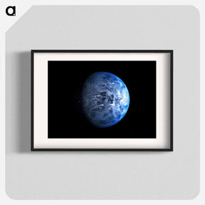 アートポスター-HD 189733b: The Blue Planet
 - ハッブル画像 Poster.