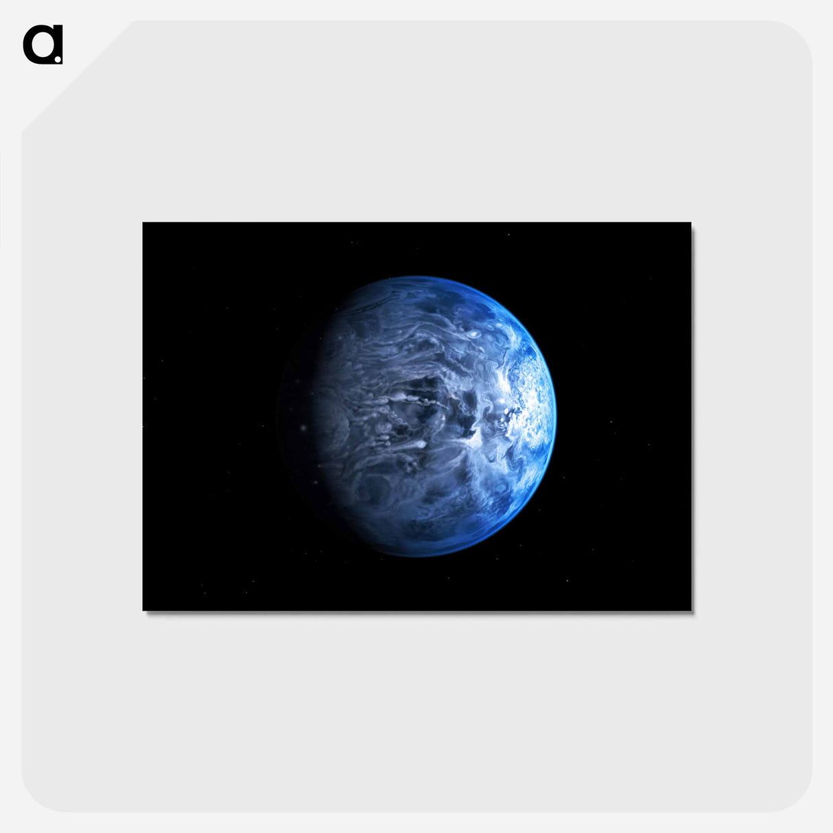 アートポストカード-HD 189733b: The Blue Planet
 - ハッブル画像 Postcard.