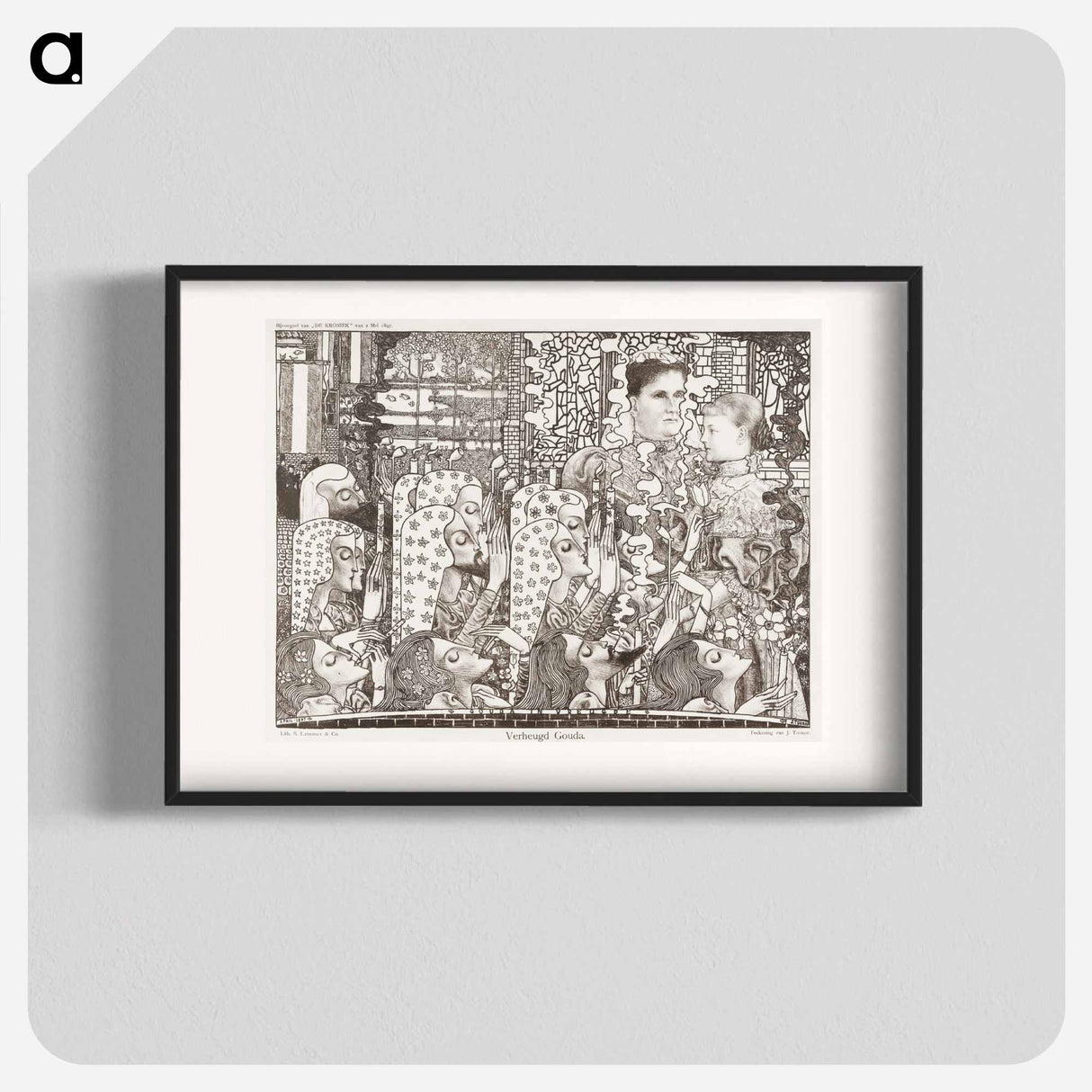 Delighted Gouda - Jan Toorop Poster.
