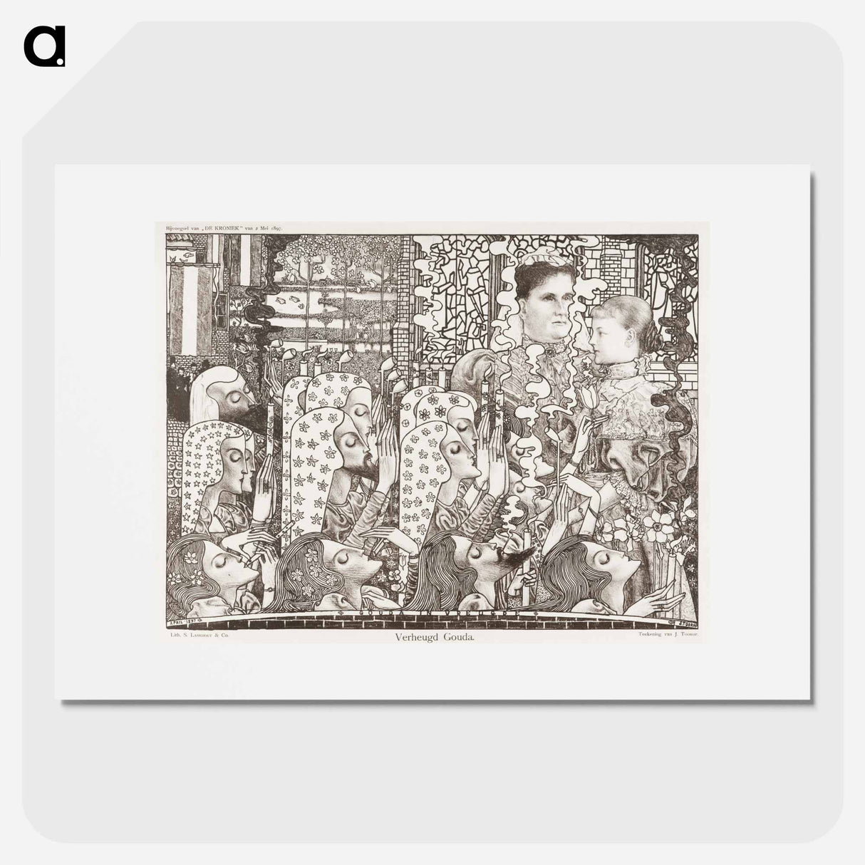 Delighted Gouda - Jan Toorop Poster.