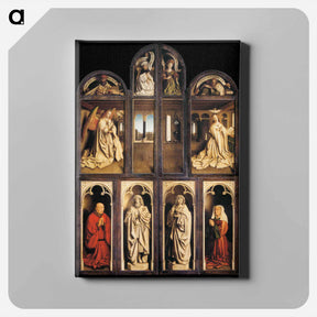 アートパネル-The Ghent Altarpiece (exterior) - ヤン ファン エイク Canvas.