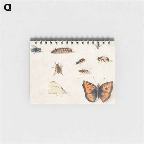 アートメモ帳-Sheet of Studies of Nine Insects
 - ヤン ファン ケッセル Memo.
