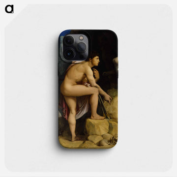 Oedipus and the Sphinx
 - ジャン オーギュスト ドミニク アングル Phone Case.