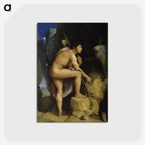 Oedipus and the Sphinx
 - ジャン オーギュスト ドミニク アングル Postcard.