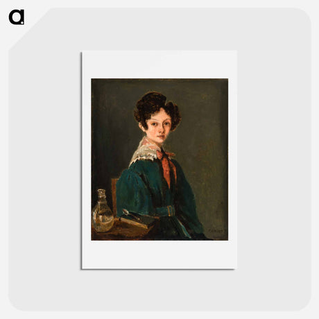 アートポストカード-Mme Lemaistre, née Blanche Sennegon, Niece of Corot
 - ジャン バティスト カミーユ コロー Postcard.
