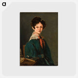 アートポストカード-Mme Lemaistre, née Blanche Sennegon, Niece of Corot
 - ジャン バティスト カミーユ コロー Postcard.