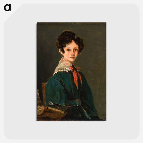 アートポストカード-Mme Lemaistre, née Blanche Sennegon, Niece of Corot
 - ジャン バティスト カミーユ コロー Postcard.