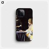 Mistress and Maid - Johannes Vermeer Phone Case.