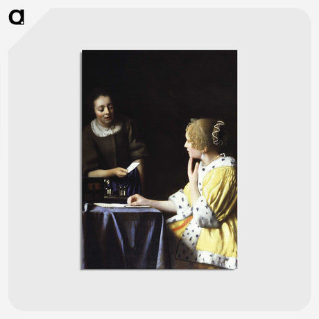 1-17_Johannes-Vermeer_postcard