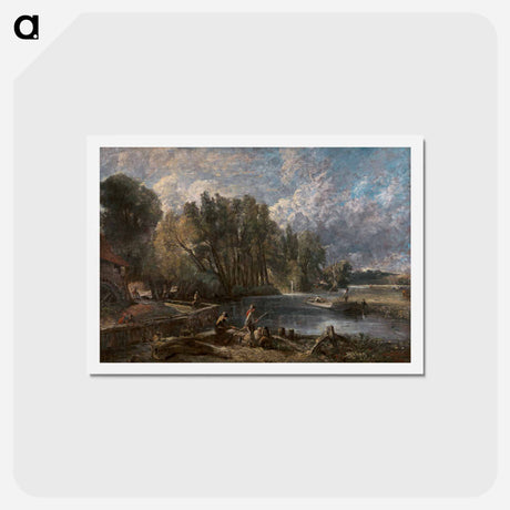 アートポストカード-Stratford Mill
 - ジョン コンスタブル Postcard.