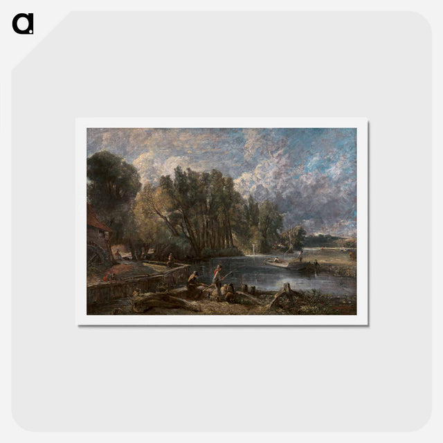 アートポストカード-Stratford Mill
 - ジョン コンスタブル Postcard.