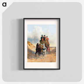 アートポスター-The Royal Mail Coach on the Road
 - ジョン フレデリック ヘリング Poster.