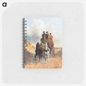 アートメモ帳-The Royal Mail Coach on the Road
 - ジョン フレデリック ヘリング Memo.