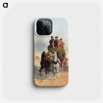 The Royal Mail Coach on the Road
 - ジョン フレデリック ヘリング Phone Case.