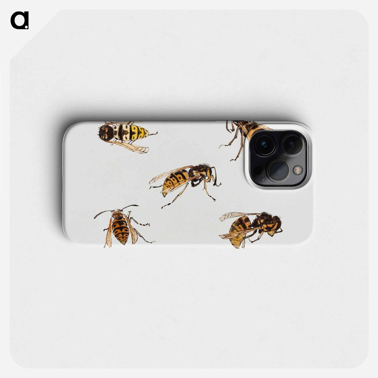 Studies of wasps - Julie de Graag Phone Case.