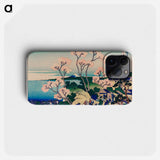 Goten-Yama Hill, Shinagawa on the Tokaido - 葛飾 北斎 Phone Case.