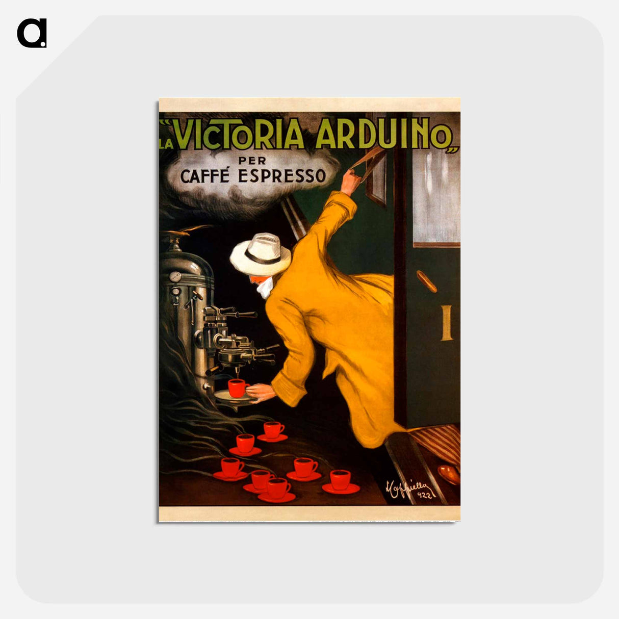 アートポストカード-Victoria Arduino - レオネット カピエッロ Postcard.