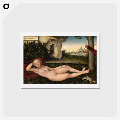 アートポストカード-The Nymph of the Spring
 - ルーカス クラナッハ Postcard.