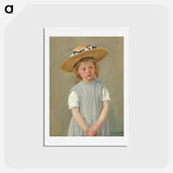 アートポストカード-Child in a Straw Hat - メアリー カサット Postcard.