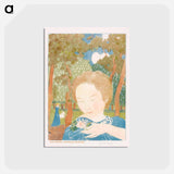 アートポストカード-Attitudes are Easy and Chaste - モーリス ドニ Postcard.