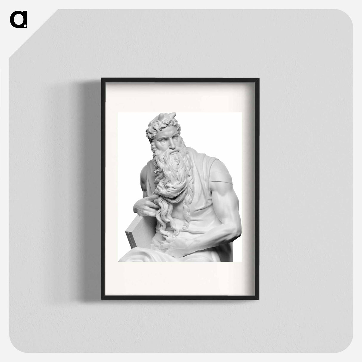 Moses - ミケランジェロ ブオナローティ Poster.