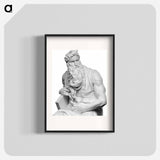 Moses - ミケランジェロ ブオナローティ Poster.