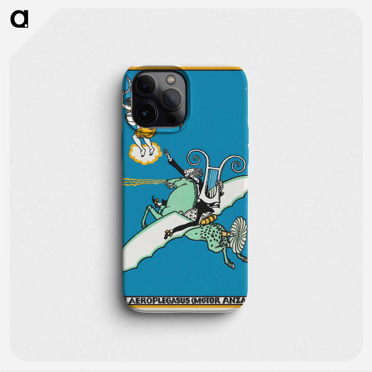 The Aeroplegasus (Anzani Engines) (The Aeroplegasus (Motor Anzani)) - Moritz Jung Phone Case.