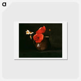 アートポストカード-Poppies and Daisies - オディロン ルドン Postcard.