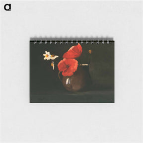 アートメモ帳-Poppies and Daisies - オディロン ルドン Memo.