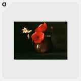 アートポストカード-Poppies and Daisies - オディロン ルドン Postcard.