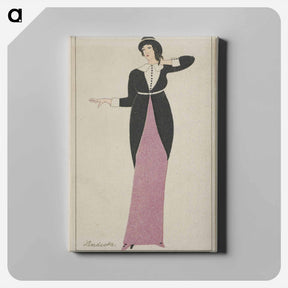 アートパネル-Fashion, Mode - オットー フリードリヒ カール レンデッケ Canvas.